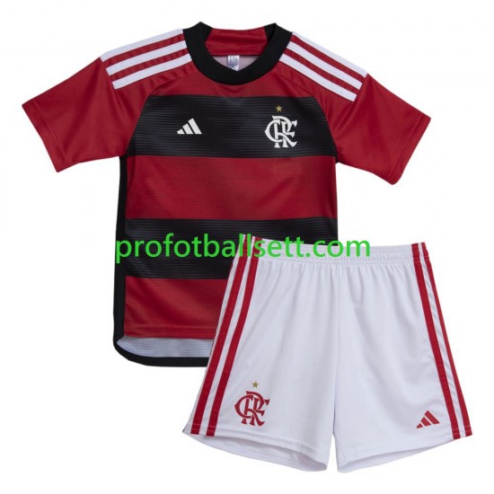 Fotballdrakt CR Flamengo Barn Hjemmekit 2023-2024 Kortermet