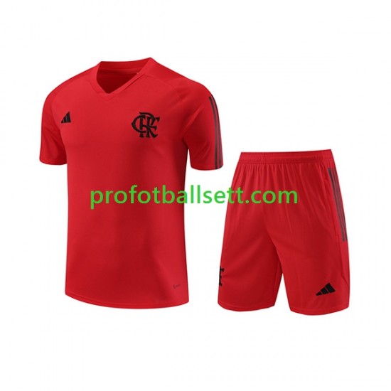 CR Flamengo 2023-2024 Rød Treningstrøye og shorts