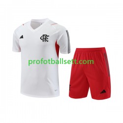 CR Flamengo 2023-2024 Hvit Treningstrøye og shorts