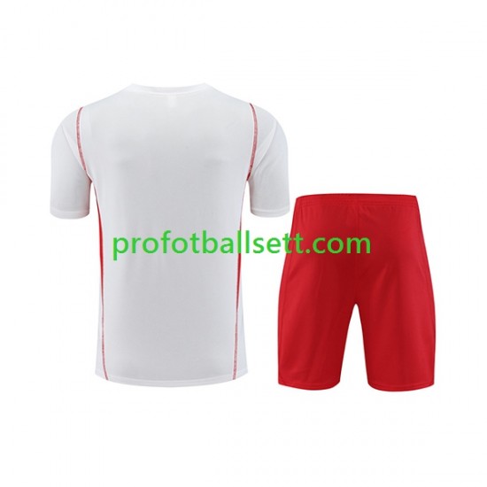 CR Flamengo 2023-2024 Hvit Treningstrøye og shorts
