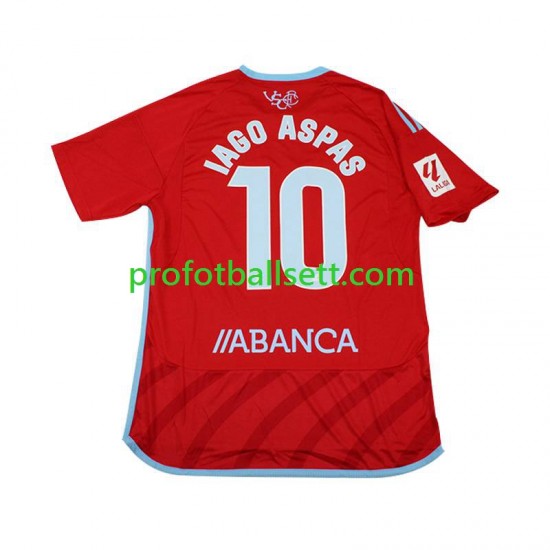 Fotballdrakt Celta de Vigo Iago Aspas 10 Herre Bortekit 2023-2024 Kortermet