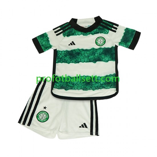 Fotballdrakt Celtic Barn Hjemmekit 2023-2024 Kortermet