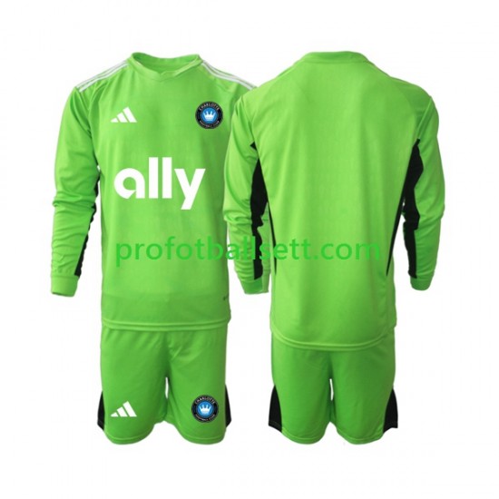 Fotballdrakt Charlotte FC Keeper Barn Hjemmekit 2023-2024 Langermet