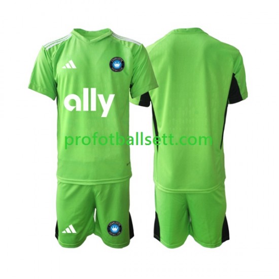 Fotballdrakt Charlotte FC Keeper Barn Hjemmekit 2023-2024 Kortermet