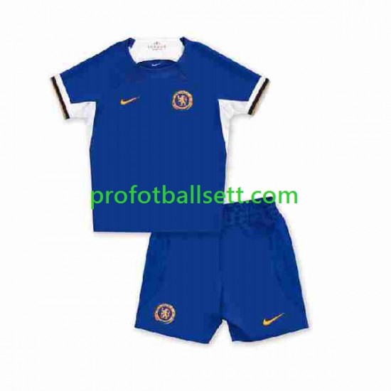 Fotballdrakt Chelsea Barn Hjemmekit 2023-2024 Kortermet
