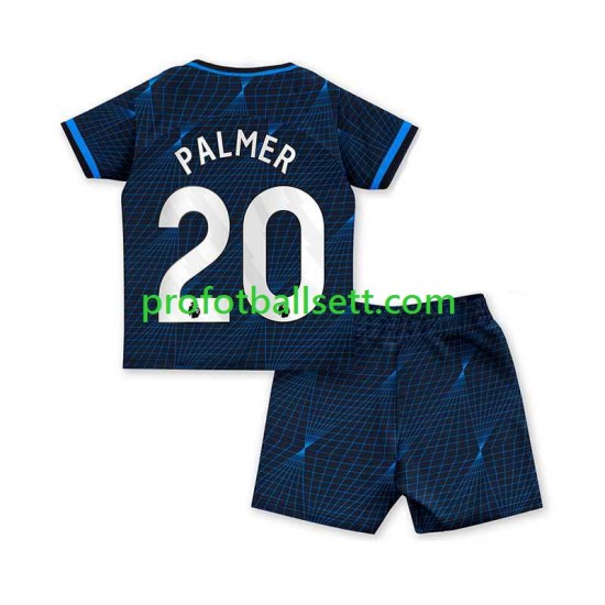 Fotballdrakt Chelsea Cole Palmer 20 Barn Bortekit 2023-2024 Kortermet