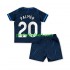 Fotballdrakt Chelsea Cole Palmer 20 Barn Bortekit 2023-2024 Kortermet