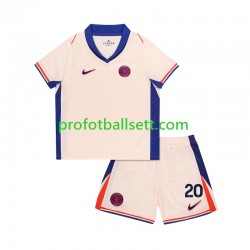 Fotballdrakt Chelsea Cole Palmer 20 Barn Bortekit 2024-2025 Kortermet