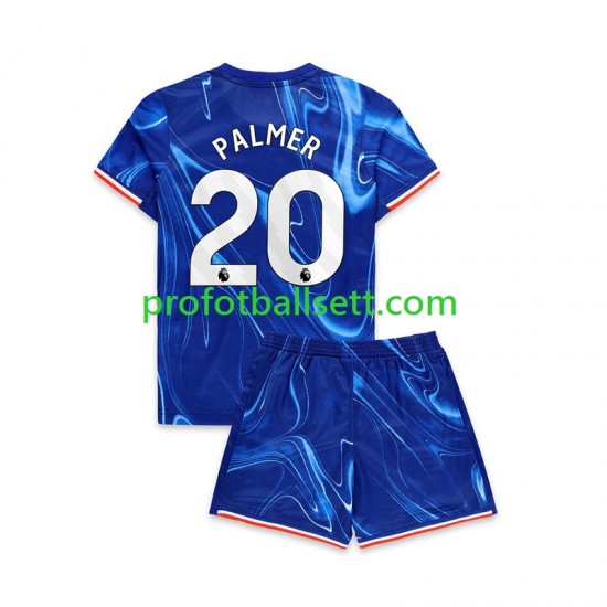 Fotballdrakt Chelsea Cole Palmer 20 Barn Hjemmekit 2024-2025 Kortermet
