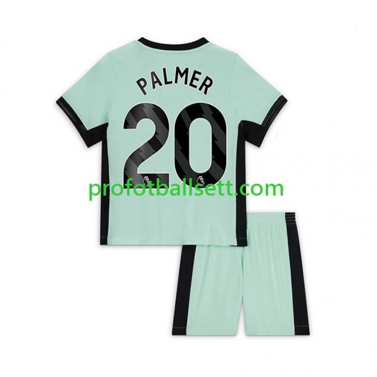 Fotballdrakt Chelsea Cole Palmer 20 Barn Tredjekit 2023-2024 Kortermet