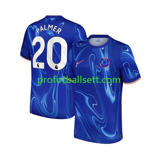 Fotballdrakt Chelsea Cole Palmer 20 Herre Hjemmekit 2024-2025 Kortermet