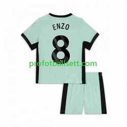Fotballdrakt Chelsea Enzo Fernandez 8 Barn Tredjekit 2023-2024 Kortermet