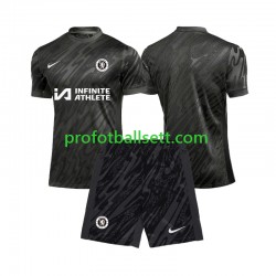 Fotballdrakt Chelsea Keeper Barn Bortekit 2024-2025 Kortermet