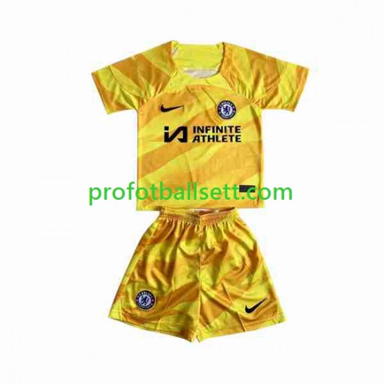 Fotballdrakt Chelsea Keeper Barn Hjemmekit 2023-2024 Kortermet
