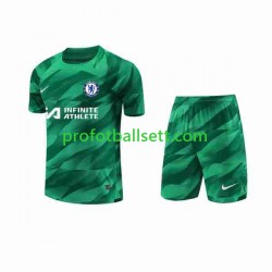 Fotballdrakt Chelsea Keeper Barn Tredjekit 2023-2024 Kortermet