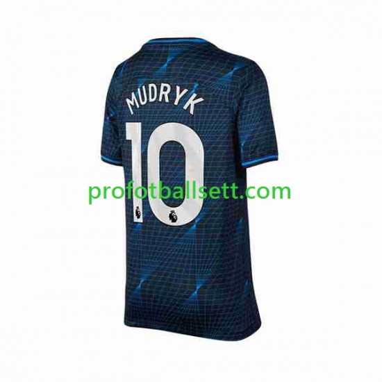 Fotballdrakt Chelsea Mykhaylo Mudryk 10 Herre Bortekit 2023-2024 Kortermet