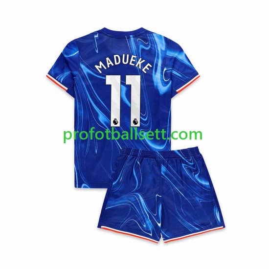 Fotballdrakt Chelsea Noni Madueke 11 Barn Hjemmekit 2024-2025 Kortermet