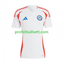 Fotballdrakt Chile Copa America Herre Bortekit 2024 Kortermet