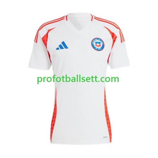 Fotballdrakt Chile Copa America Herre Bortekit 2024 Kortermet