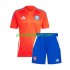 Fotballdrakt Chile Copa America Barn Bortekit 2024 Kortermet