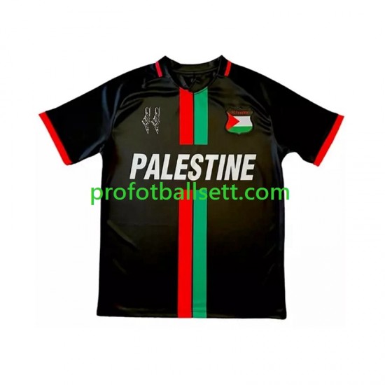 Fotballdrakt Club Deportivo Palestino Center Stripre Herre Hjemmekit 2024-2025 Kortermet