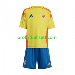 Fotballdrakt Colombia Copa America Barn Hjemmekit 2024 Kortermet