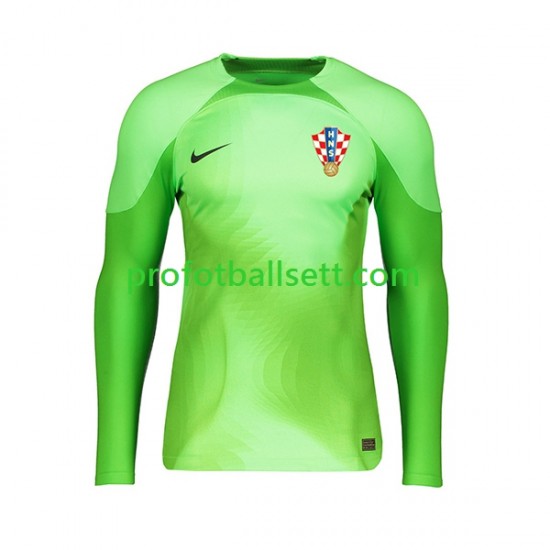 Fotballdrakt Kroatia Keeper Herre Bortekit VM 2022 Langermet