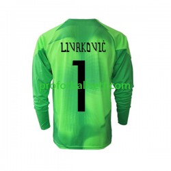 Fotballdrakt Kroatia Keeper Livakovic Herre Bortekit VM 2022 Langermet