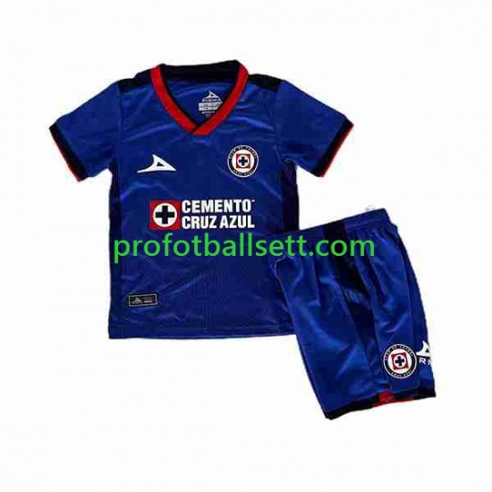 Fotballdrakt Cruz Azul Barn Hjemmekit 2023-2024 Kortermet