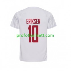 Fotballdrakt Danmark Christian Eriksen 10 Herre Bortekit VM 2022 Kortermet