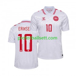 Fotballdrakt Danmark Eriksen 10 Herre Bortekit Euro 2024 Kortermet