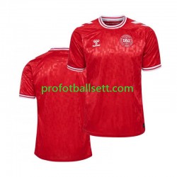 Fotballdrakt Danmark Herre Hjemmekit Euro 2024 Kortermet