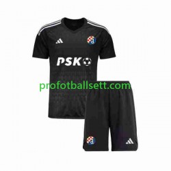 Fotballdrakt Dinamo Zagreb Keeper Barn Bortekit 2023-2024 Kortermet