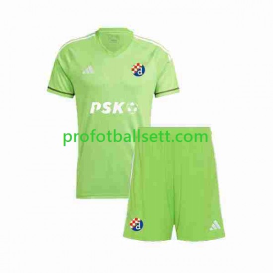Fotballdrakt Dinamo Zagreb Keeper Barn Hjemmekit 2023-2024 Kortermet