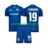 Fotballdrakt Dinamo Zagreb Juan Cordoba 19 Barn Hjemmekit 2024-2025 Kortermet