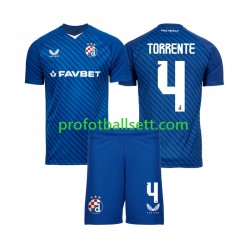 Fotballdrakt Dinamo Zagreb Torrente 4 Barn Hjemmekit 2024-2025 Kortermet