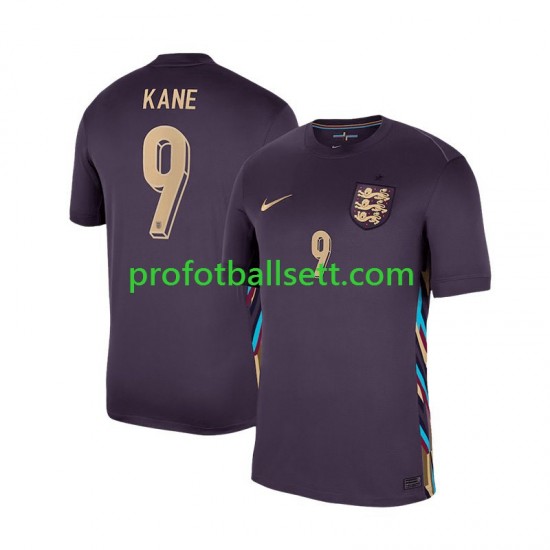 Fotballdrakt England Harry Kane 9 Herre Bortekit Euro 2024 Kortermet