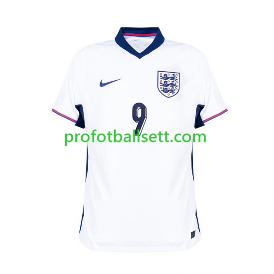 Fotballdrakt England Harry Kane 9 Herre Hjemmekit Euro 2024 Hvit Kortermet