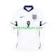 Fotballdrakt England Harry Kane 9 Herre Hjemmekit Euro 2024 Hvit Kortermet