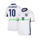 Fotballdrakt England Jude Bellingham 10 Herre Hjemmekit Euro 2024 Hvit Kortermet