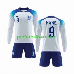 Fotballdrakt England Kane 9 Barn Hjemmekit VM 2022 Langermet