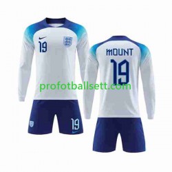 Fotballdrakt England Mount 19 Barn Hjemmekit VM 2022 Langermet