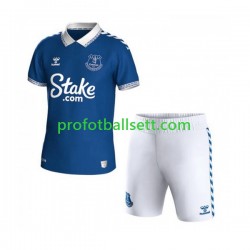 Fotballdrakt Everton Barn Hjemmekit 2023-2024 Kortermet