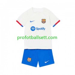 Fotballdrakt FC Barcelona Barn Bortekit 2023-2024 Kortermet