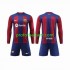 Fotballdrakt FC Barcelona Barn Hjemmekit 2023-2024 Langermet