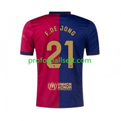 Fotballdrakt FC Barcelona F. DE JONG 21 Herre Hjemmekit 2024-2025 Kortermet
