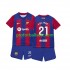 Fotballdrakt FC Barcelona Frenkie de Jong 21 Barn Hjemmekit 2023-2024 Kortermet