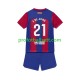 Fotballdrakt FC Barcelona Frenkie de Jong 21 Barn Hjemmekit 2023-2024 Kortermet