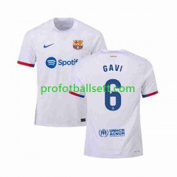 Fotballdrakt FC Barcelona GAVI 6 Herre Bortekit 2023-2024 Kortermet