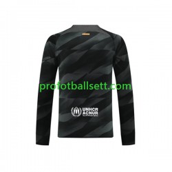Fotballdrakt FC Barcelona Keeper Herre Bortekit 2023-2024 Langermet